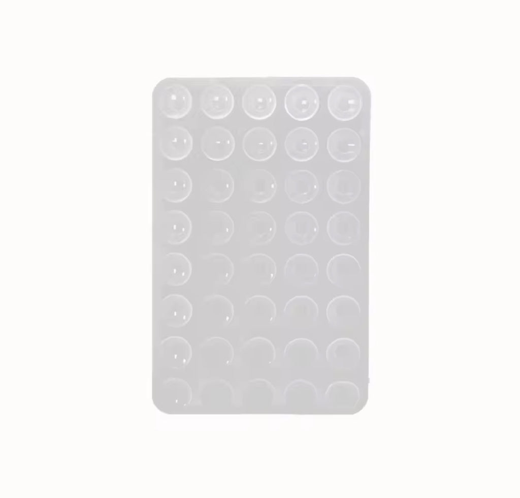 Double-sided silicone suction cups phone stand